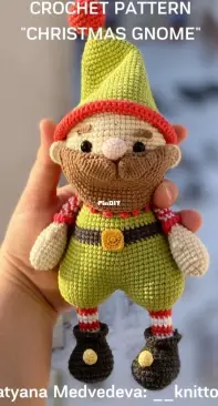KnitToys - Tatyana Medvedeva - Christmas Gnome
