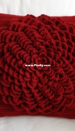 Crochet Spot Patterns - Rachel Choi - Flower Pillow Cover