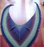 More Than A Triangle Shawl by Stitched Together Designs