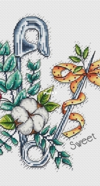Sweet Annet - Safety Pin With A Bow by Anna Pavlyuk XSD