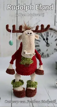 Svetlana Toys Shop - Svetlana Malyarik - Rudolph Elk - Rudolph Eland - Dutch