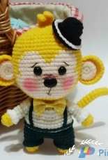 Small Hands - Small Yellow little Monkey - Chinese pattern