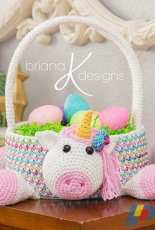 Briana K Designs - Briana A Kepner - Unicorn Easter Basket