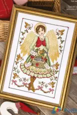 Sent from Heaven -  Folk Angel by Lesley Teare from Cross Stitch Gold 133 XSD and PCS