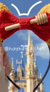 Hay Hay Crochet - Heather Brooke - Winnie The Pooh Inspired Mickey Ears - Free