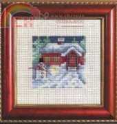 Permin 14-1220 Christmas mini cottage and snowman