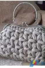 Gray Handbag