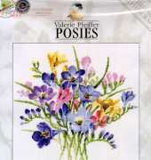 Heritage Stitchcraft - Valerie Pfeiffer Posies VPFP716 Freesia Posy