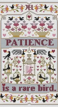 Long Dog Samplers - Patience is a Rare Bird PCS + XSD