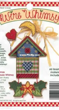 Wire Whimsy Santa Christmas Cross Stitch Kit Dimensions Karen Avery