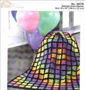 Mary Maxim - 3947N  Midnight Brites Blanket