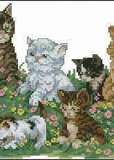 JCA 4655 Needle Treasures - Pets at Play-Kittens