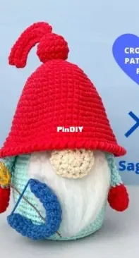 Happy Dolls Handmade - Lucy Magic Pattern - Julia /Kate - Negovorina - Zodiac Sagittarius Gnome