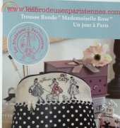 Les Brodeuses Parisiennes LBP - Trousse Rond  Mademoiselle Rose