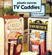 American School of Needlework ASN 3076 Plastic Canvas - TV Caddies