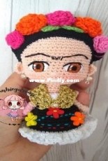 Zombiegurumi - Luisa Contreras - Mini Frida - Spanish - Free