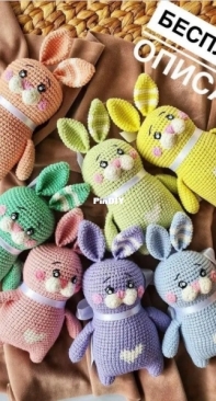 Mama Igrushek - Marina Golovko - Bunny with Heart - Ukrainian - Free