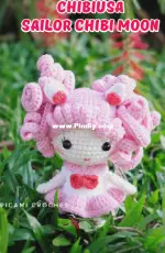 Pigami Crochet - Ý Nhi Nguyễn - Chibiusa Sailor Chibi Moon