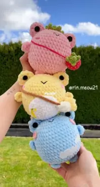 RIN Crochet - rin.meow21 - Linh Dang - Chubby Frogs - Russian - Translated