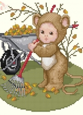 Ellen Maurer Stroh EMS Animal Babies - Field Mouse Baby PCS