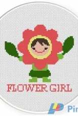 Daily Cross Stitch - Flower Girl
