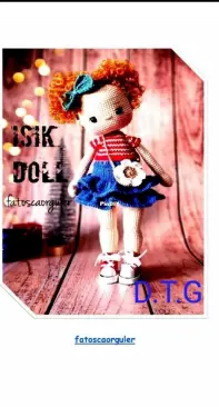 Fatosca Orguler - Işık Doll with skirt - Işık Doll Etekli - Turkish