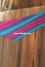 Diagonal shawl