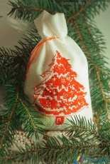 Christmas sachet with the scent of spruce!