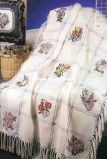 Country Garden Afghan from Stoney Creek  Collection 1992
