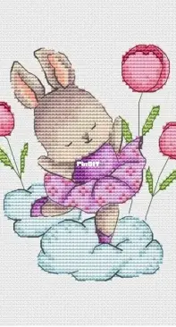 Paradise Stitch - Lilac Bunny by Olga Lankevich XSD