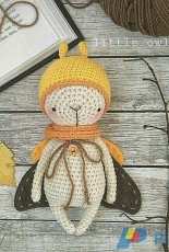 Little owlet - Marina Kolmykova - Moth pattern - Russian