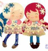 Dolls and Daydreams- Snow Sisters Sewing Pattern
