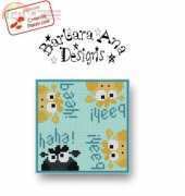 Creative Poppy - Barbara Ana Designs - Black Sheep Biscornu