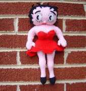 knitted betty boop
