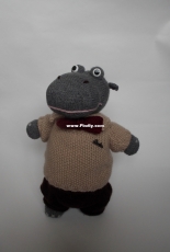 Knitting hippopotamus