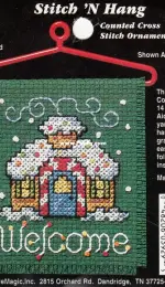 Needle Magic Inc. NMI Stitch 'N Hang 3929 Gingerbread House