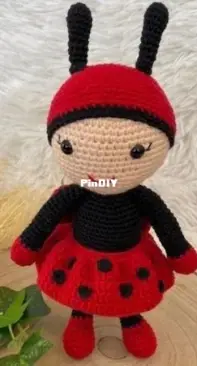 Ladybug Doll Amigurumi - LovelyCreationHomeFr