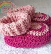 Mon Petit Violon - Vita Apala - Peony Baby Booties