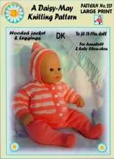Daisy May 227 - Hooded Jacket and Leggings to fit 18 to 19 inch dolls