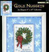 Dimensions 8719 Holiday Happiness Wreath
