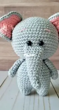 Soft Toy For Joy - Beata Kuchnia - Elephant (ENGLISH)