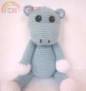 CrochetNPlayDesigns - CraftyAnna - Horace the Hippo