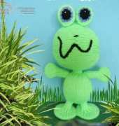 Phoenixknits: Fink the Monster Frog Knit Toy