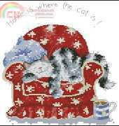 Heritage Stitchcraft - Margaret Sherry Cattitudes MSHC740 Home Is XSD