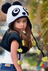 Ira Rott Designs-Ira Rott-Amanda the Rock-n-Roll Panda and Bamboo the Panda Hats