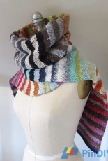 Whirligig Scarf by Espace Tricot-English-Free
