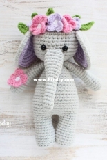 Amigurumi Today - Unknown Designer - Cuddle Me Elephant  Amigurumi Pattern - Russian - Translated - Free