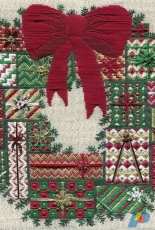 Holiday Wreath -Laura J. Perin Designs