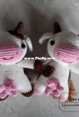 zan crochet - Zan Merry - Cute Animals series - Cow - free