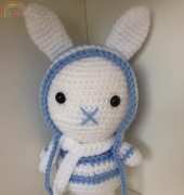 Bunny Gurumi Blue and White